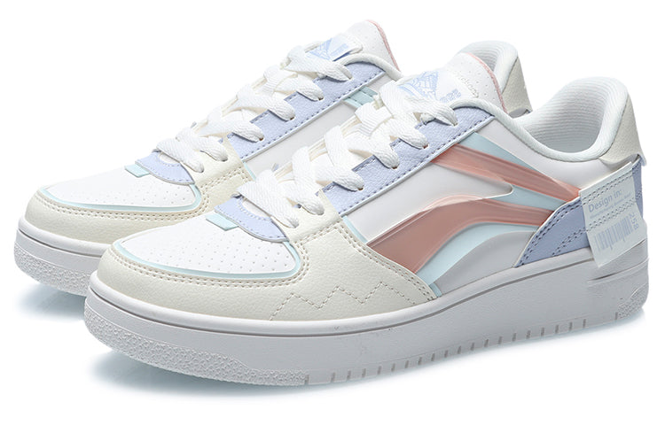 (WMNS) Li-Ning Sport Leisure 'White Pink Blue' AGCQ378-8