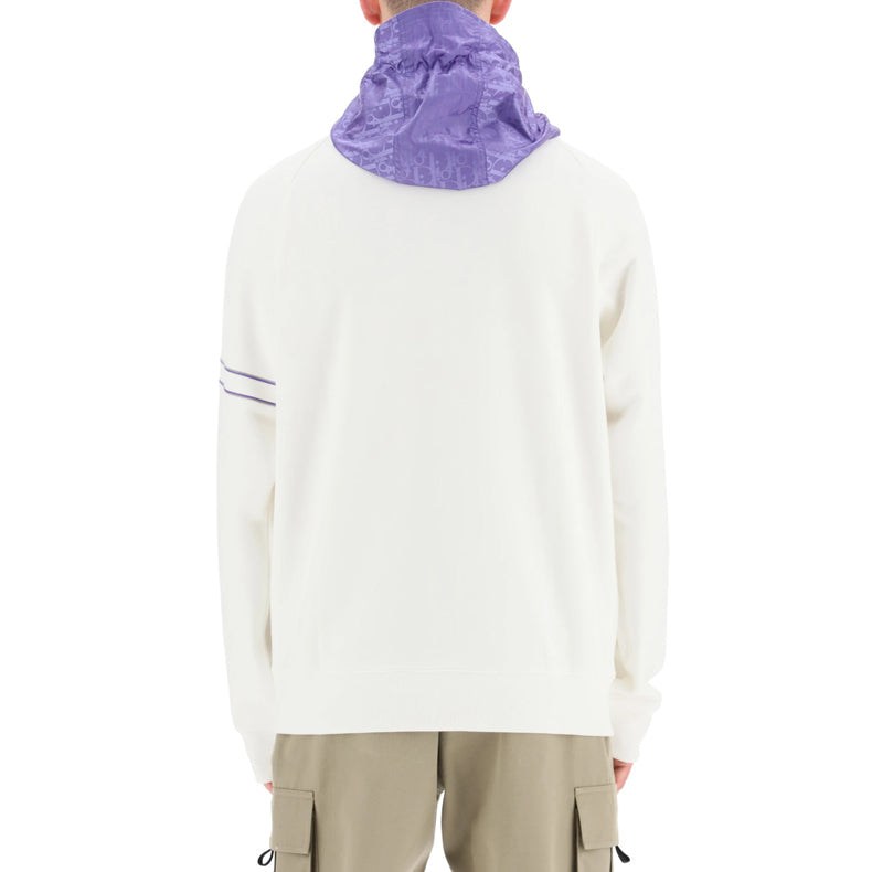 Men's DIOR Splicing Logo Printing Drawstring White 113J406A0531-084