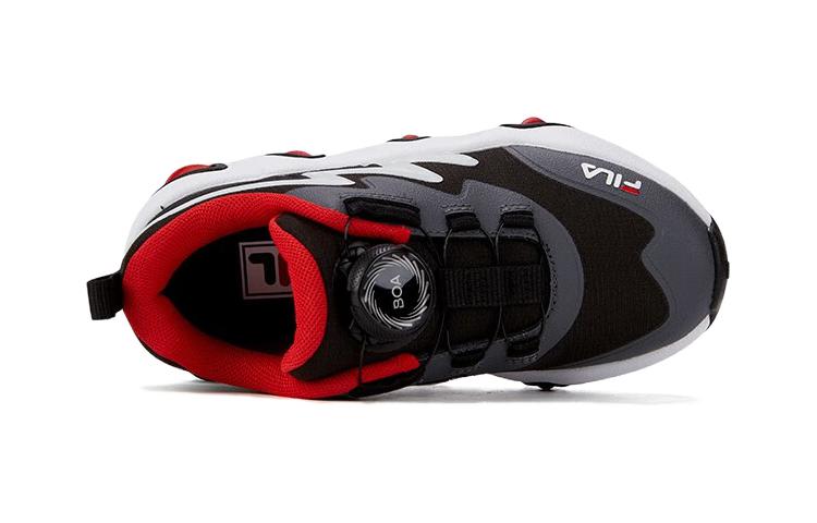 (PS) FILA Essential Casual Sneakers 'Grey Black Red' K14B342502FBC