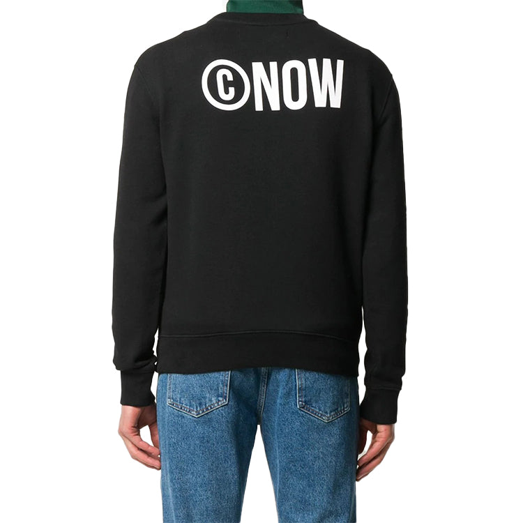 Off-White FW20 Non-Fiction Printing Pullover Men Black OMBA025E20FLE0071001