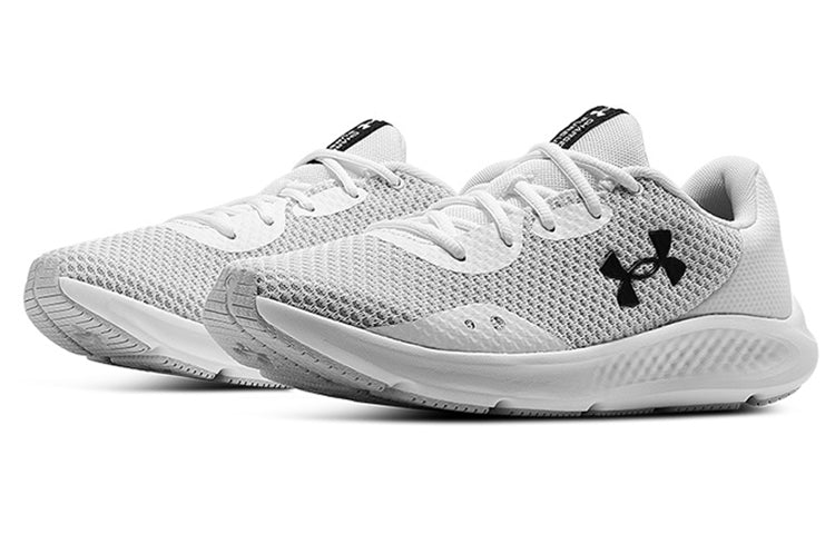 (WMNS) Under Armour Charged Pursuit 3 'White Black' 3024889-100