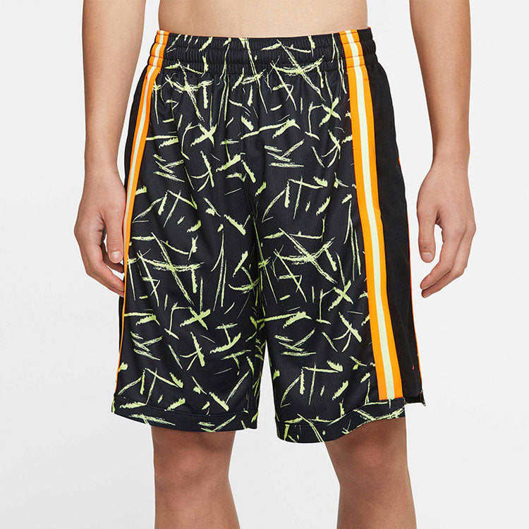 Air Jordan Splash Ink Graffiti Basketball Sports Knit Shorts Black CW7084-010