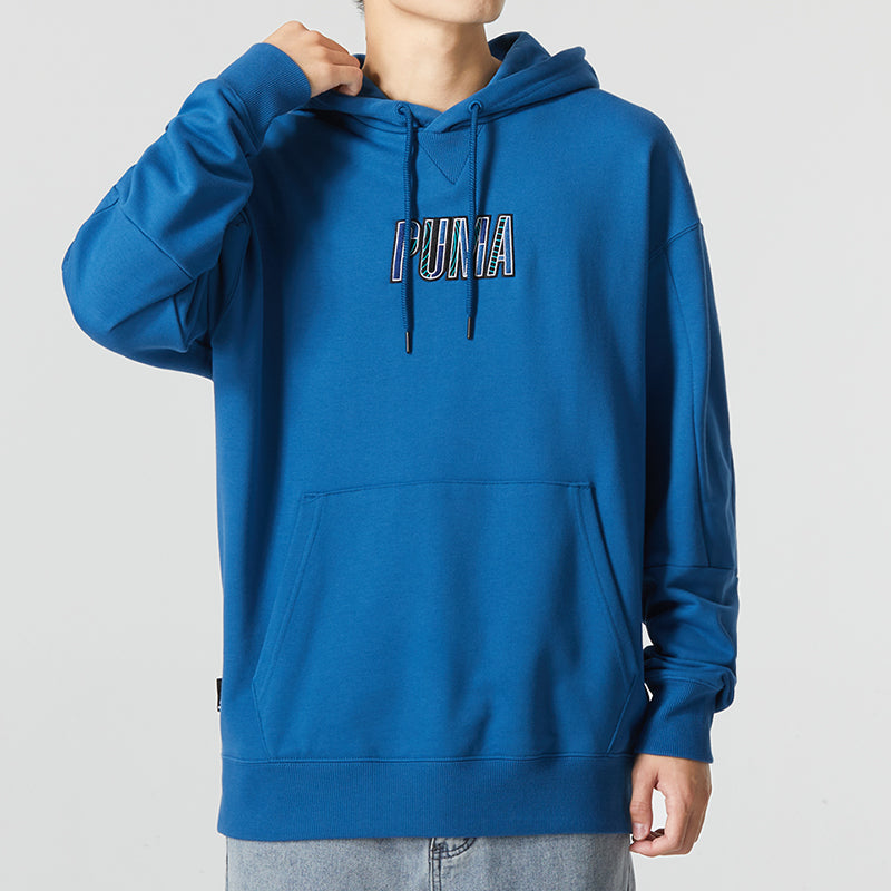 PUMA Logo Hoodie 'Blue' 537706-17