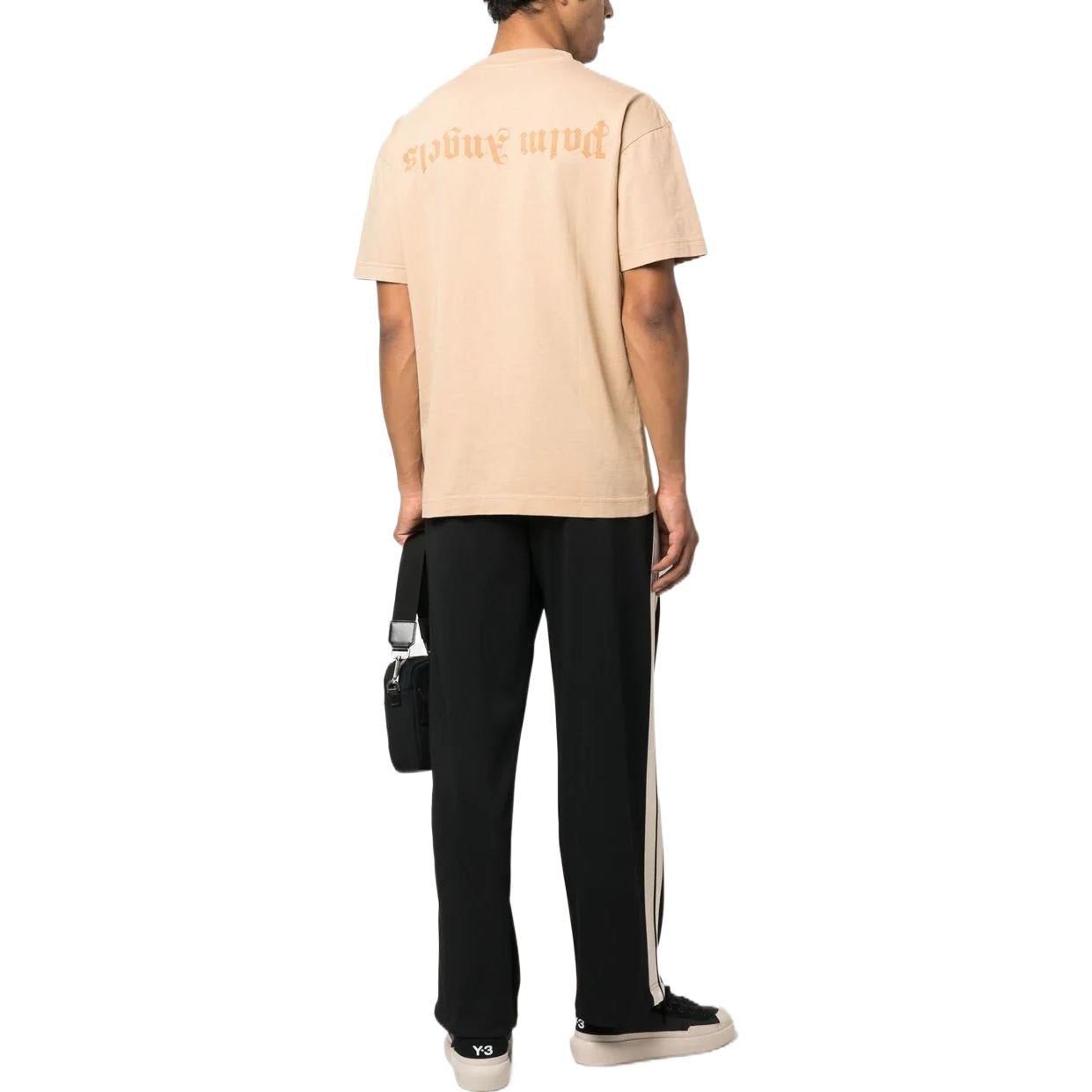 Palm Angels SS23 Reverse Logo T-Shirt 'Beige' PMAA001S23JER0046161