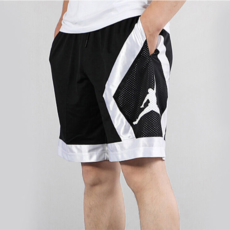 Air Jordan basketball training sports breathable shorts Black AV3207-010