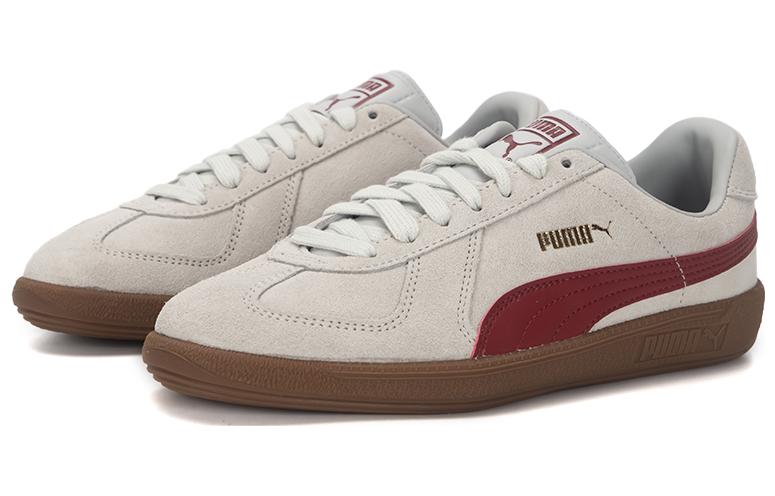 PUMA Army Trainer Suede 'White Gray Red' 388156-02
