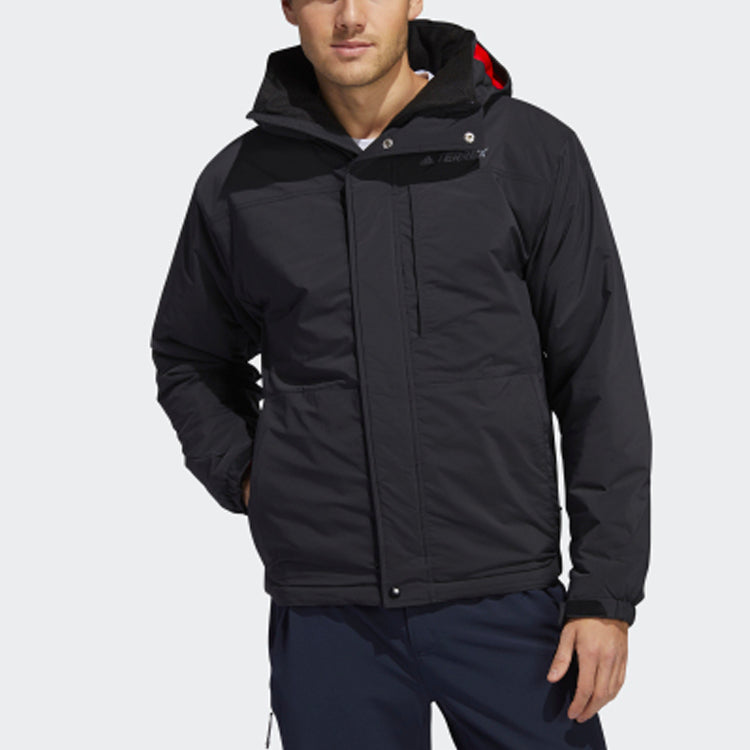 Men's adidas Outdoor Sports Quilted Jacket Black GH3678