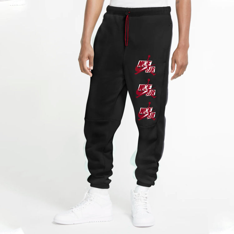Air Jordan Flying Man logo Bundle Feet Sports Long Pants Black CK6739-010