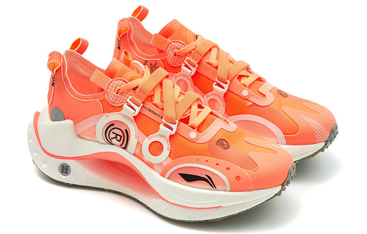 (WMNS) Li-Ning CRC 'Neon Orange White' AZGS022-4