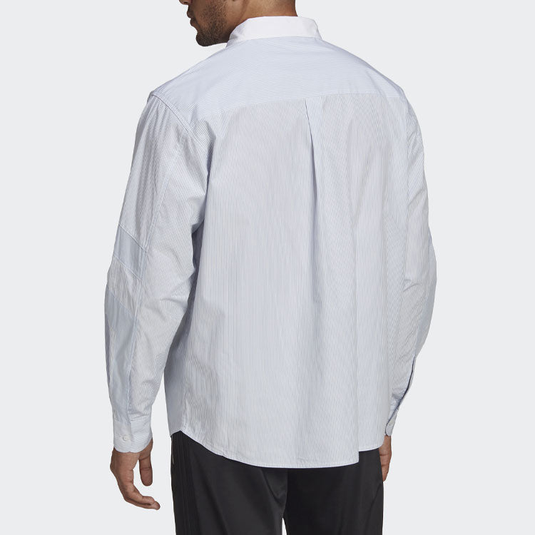 adidas originals Casual Sports Long Sleeves Shirt Sky Blue HD4799