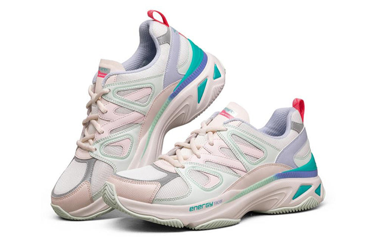 (WMNS) Skechers Energy Racer Sports Shoes Pink/Green/Blue 149371-LPMT