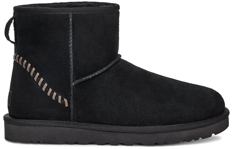 UGG Classic Mini Deco Suede Boot 'Black' 1115565-BLK