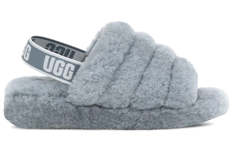 (WMNS) UGG Fluff Yeah 'Ash Fog' 1095119-AFG