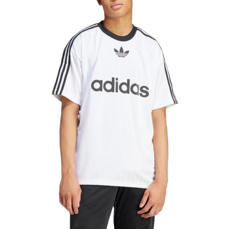 adidas Adicolor Tee Asia Sizing 'White Black' IM9459