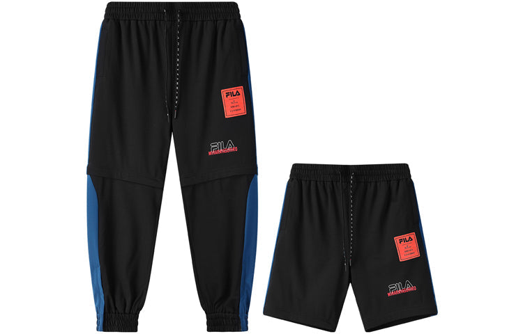 FILA x MIHARA YASUHIRO Jointly Signed Detachable Knit Ankle Banded Causual Long Pant Male Black F11M123601F-BK