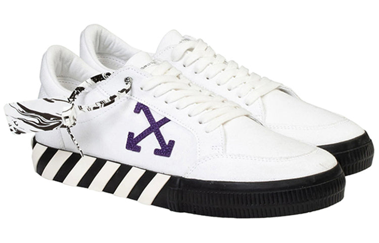 Off-White Vulc Sneaker Low 'White Purple' OMIA085R21FAB0010137