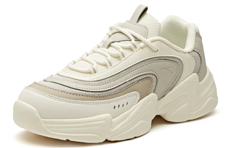(WMNS) ANTA Life Series Sneakers 'White Grey' 121948823R-3
