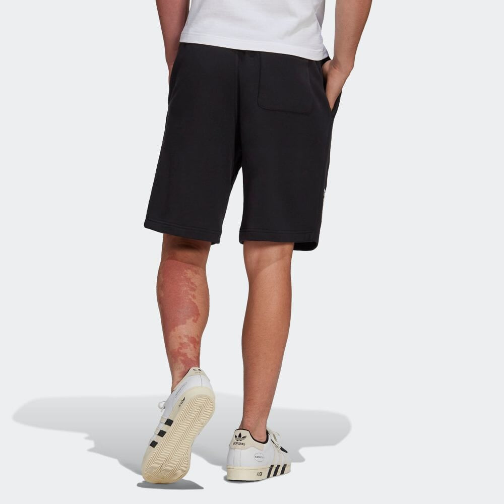 adidas Solid Color Casual Straight Sports Shorts Japanese Version Men's Black HF2333