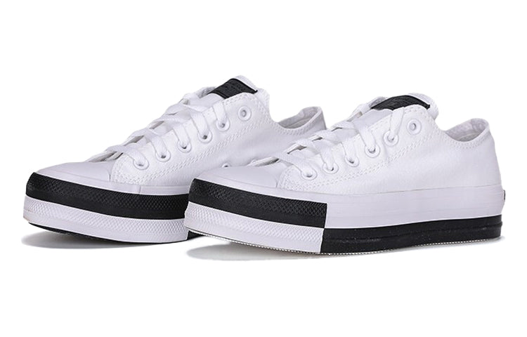 (WMNS) Converse Chuck Taylor All Star Black White Sneakers 568656C