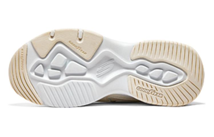 (WMNS) Skechers D'lites 4.0 'White Cream' 896147-MULT