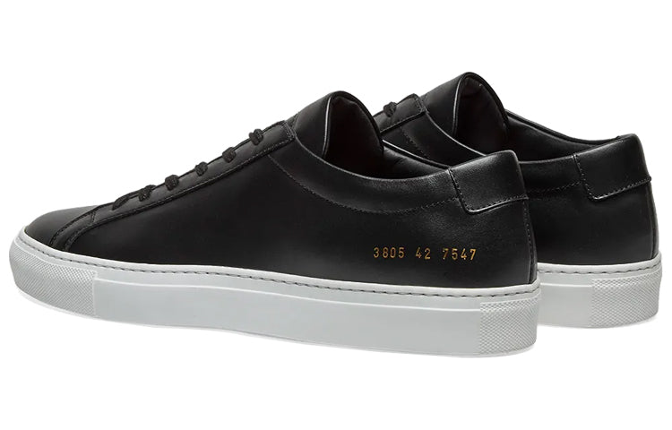 (WMNS) Common Projects Achilles Low 'Black White Sole' 3805-7547