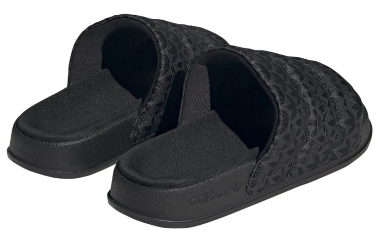 (WMNS) adidas Adilette Essential Slides 'Trefoil Monogram Black' IG7149