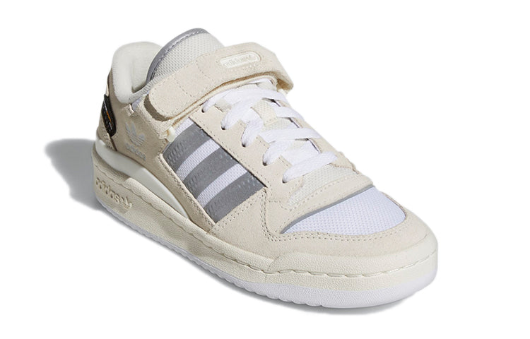(GS) adidas originals Forum Low J 'Off White Silver Metallic' GY8299