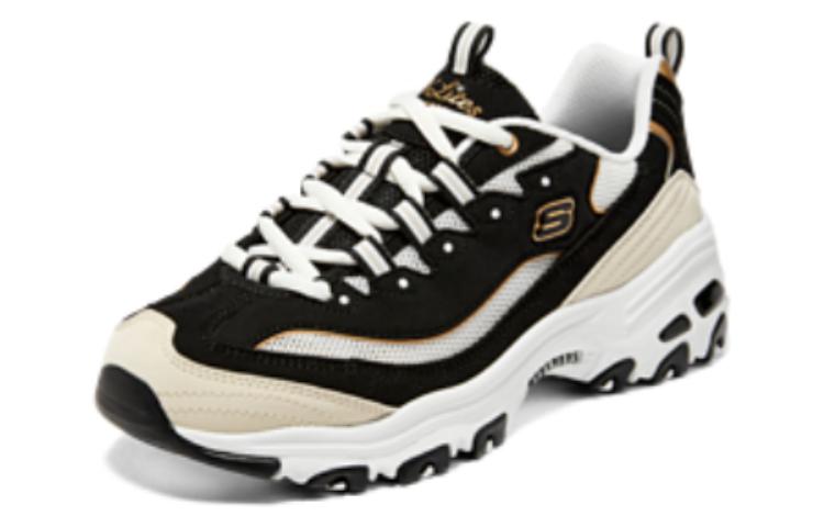 (WMNS) Skechers D'LITES 'Black' 896204-BKGD