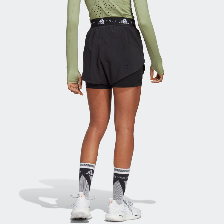 (WMNS) adidas Truepurpose Two-in-one Shorts 'Black' HS4258