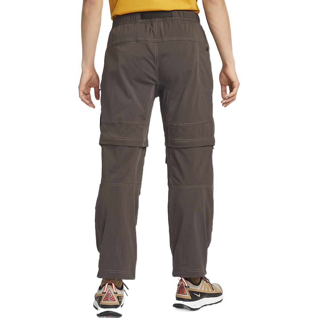 Men's Nike Solid Color Printing Lacing Cargo Casual Pants/Trousers Brown DN3944-220