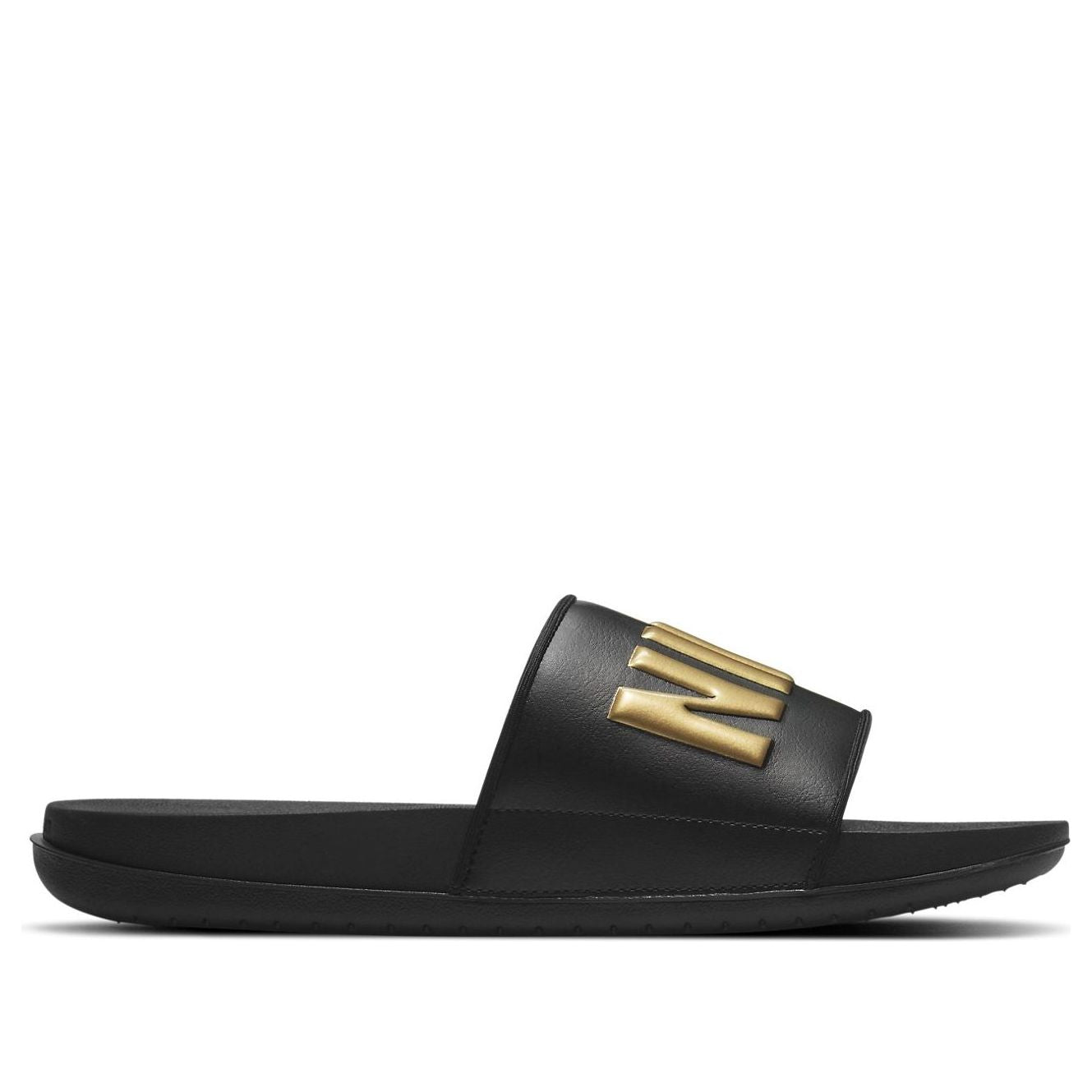 Nike OffCourt Slide 'Black Metallic Gold' BQ4639-010