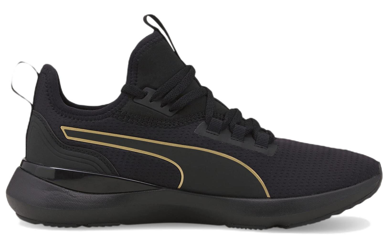 (WMNS) PUMA Pure XT 'Black Team Gold' 195328-07