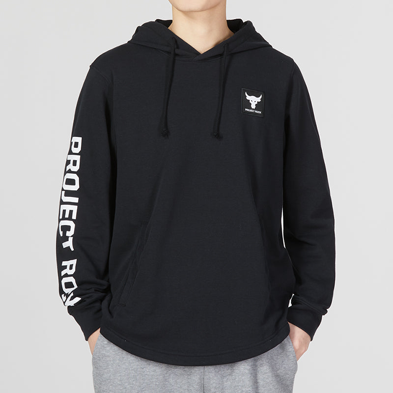 Under Armour Pjt Rock Terry Hoodie 'Black' 1377428-001