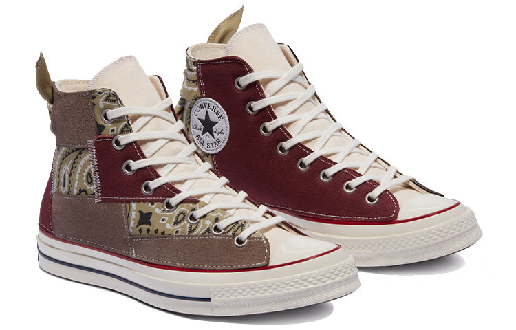 Converse Chuck 70 Canvas LTD High 'Maroon Paisley Patchwork' 172907C