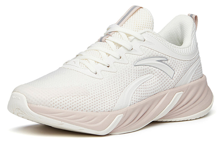 (WMNS) ANTA Running Series Low 'Lightweight Shock Absorption - White Pink' 122145523-2