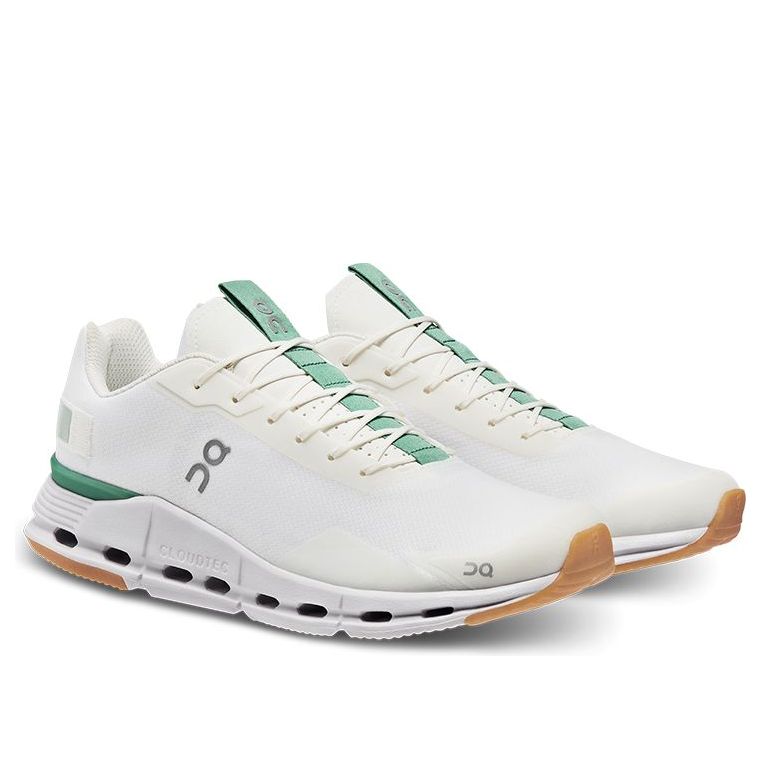 On Running Cloudnova 'White Green' 26.98222