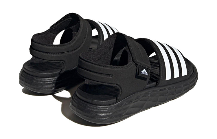 (PS) adidas Duramo Sandals 'Core Black White' HP5832