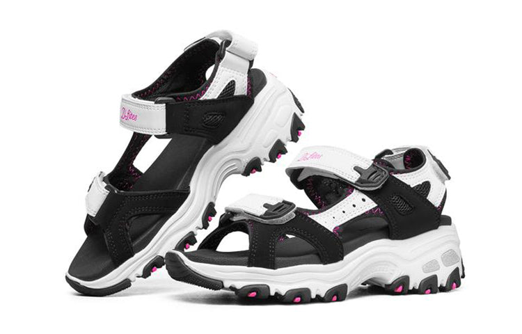 Skechers D'lites Sandal K Black/White 664133L-BKW