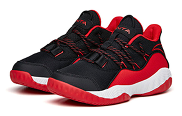 (GS) ANTA Basketball Shoes 'Black Red White' A312121129-3