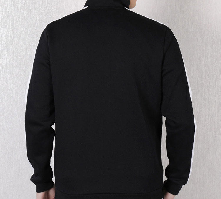 PUMA T7 Series Stand Collar Knit Logo Casual Sports Jacket Black 579021-01
