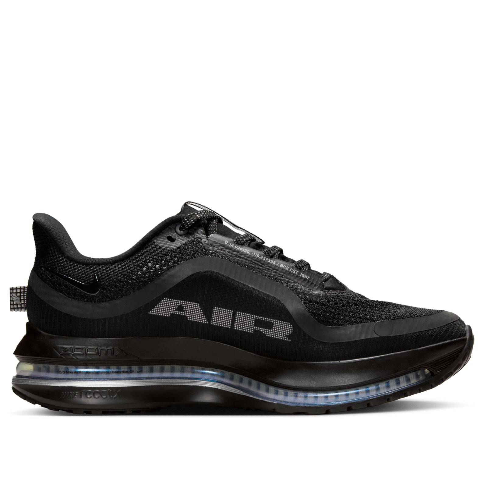 (WMNS) Nike Air Zoom Pegasus Premium 'Black Metallic Silver' HQ2593-004