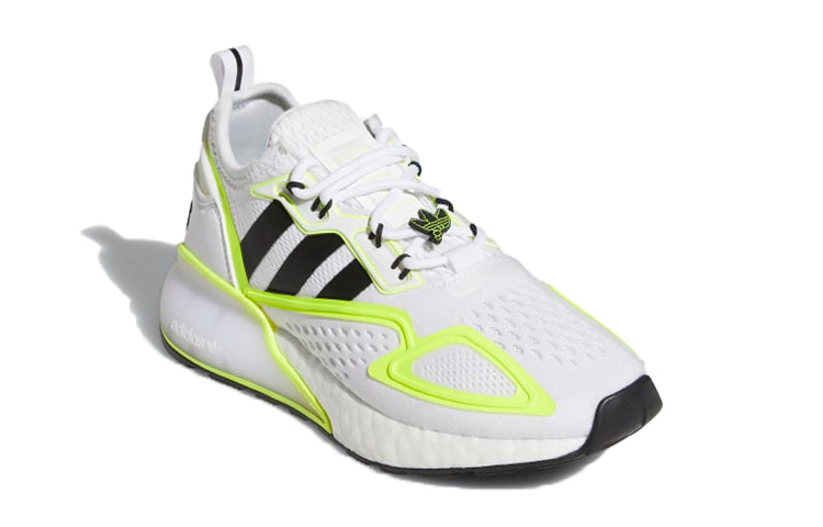 (GS) adidas ZX 2K Boost J 'White Solar Yellow' GY5062