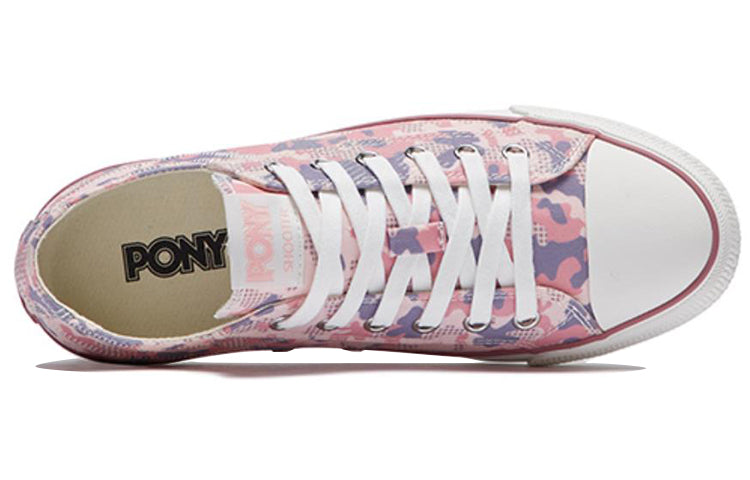 (WMNS) PONY Low Leisure Canvas Shoes Pink 01W1SH15PK