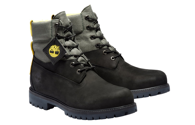 Timberland 6 Inch Waterproof Treadlight Boot 'Black Grey' A2EAN