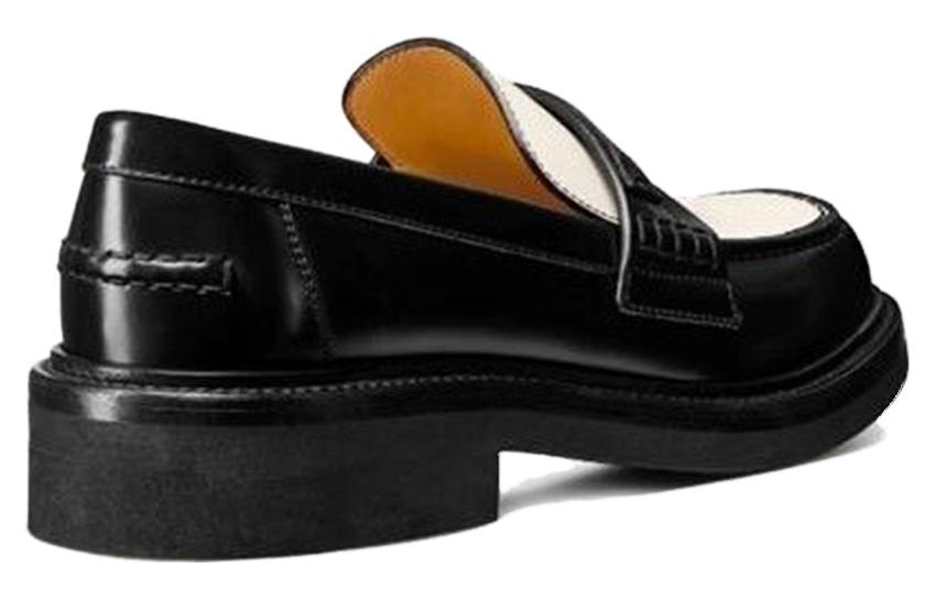 (WMNS) DIOR Boy Loafer White Brushed Calfskin KDB759ACA_S03W