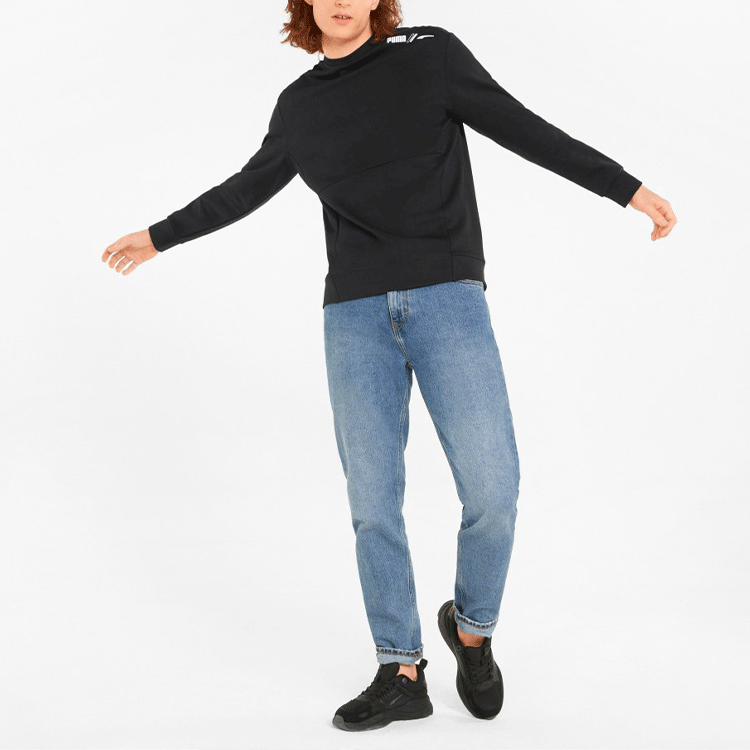 PUMA Full Sleeve Solid Sweater 'Black' 849544-01
