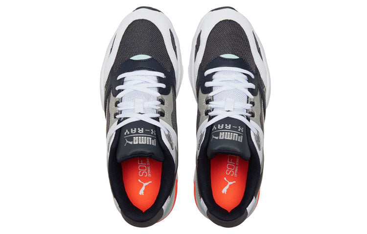 PUMA X-Ray Millenium Running Shoes White/Black/Orange 375999-06