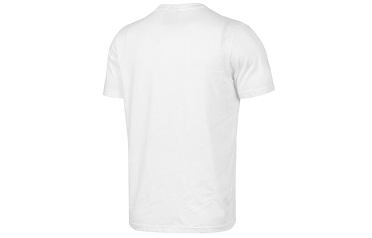 adidas originals Label Tee Logo Printing Sports Short Sleeve White CZ1763