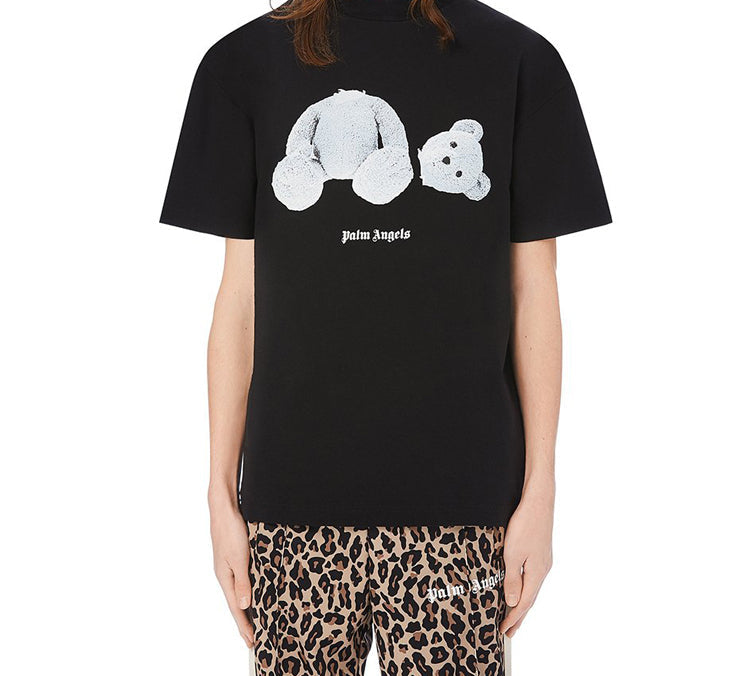 Palm Angels Ice Bear Tee 'Black White' PMAA001E20JER0041001