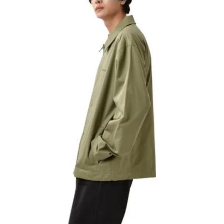New Balance Athletics Nature State Coach Jacket Asia Sizing 'Olive Leaf' AMJ23552-OLF